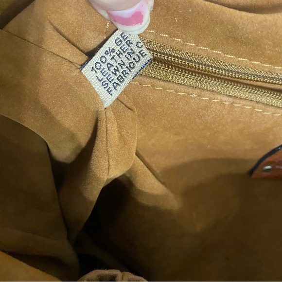 Patricia Nash ROSOLINI Leather Saddle Bag Tropical Palm Print - Picture 10 of 14